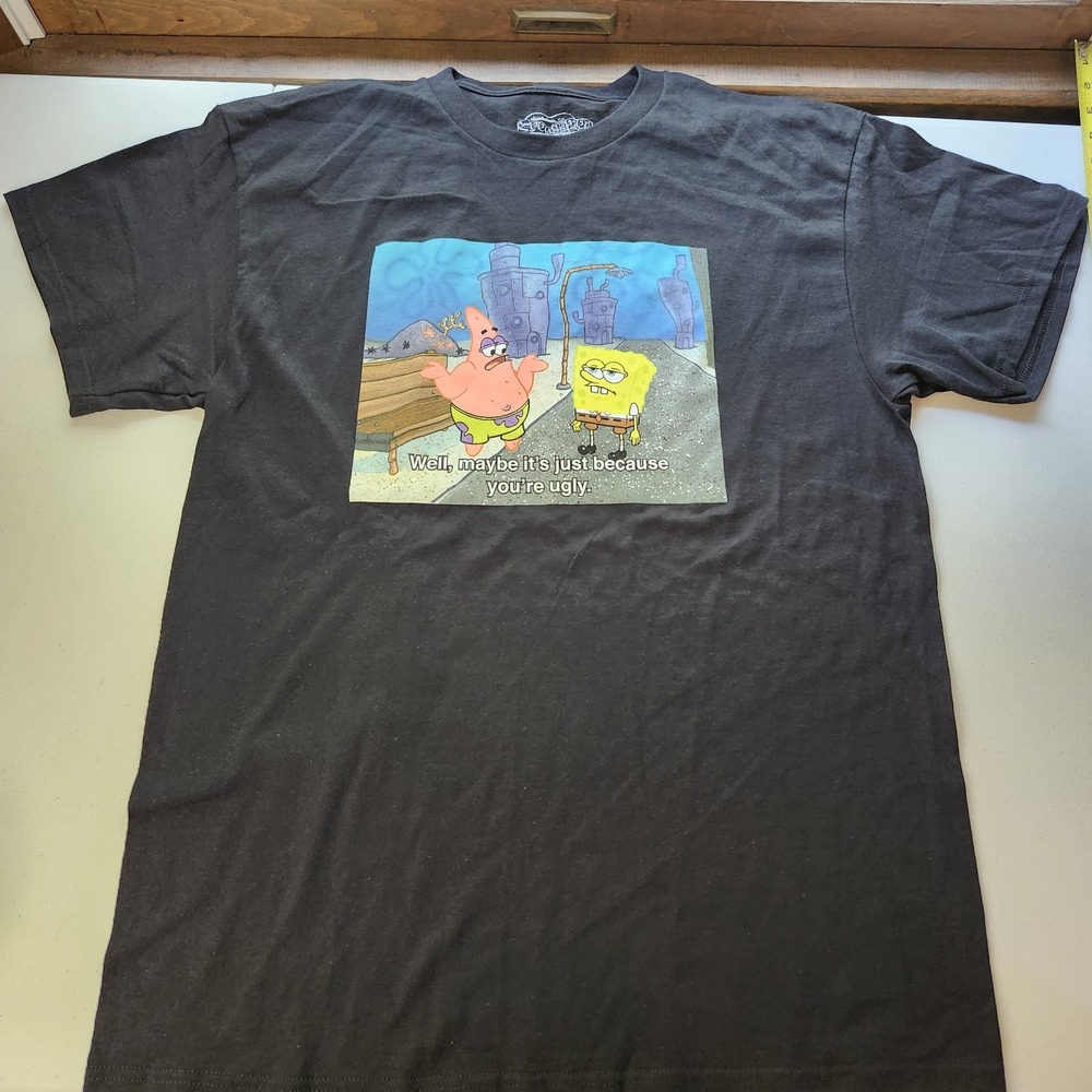 SpongeBob SquarePants Patrick Star Maybe Youre Ugly Graphic T-Shirt Mens XL